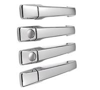 Garniture Voiture Compatible Avec Pour W124 Pour E-Class 1983 1984 1985 1986 1987 1988 1989 1990 1991 1992 1993 Garnitures De Poignées De Porte Latérales Chromées