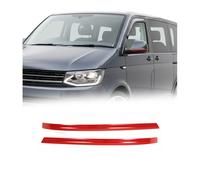 Garnitures de Coques de Rétroviseurs pour VW T5 Transporter 2010-15 Acier Rouge