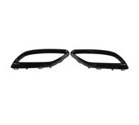 Garnitures de couvercle d'embout d'échappement remplacement ABS noir brillant de haute qualité pour CLA classe C118 AMG Line 2020 2024 paire gauche droite 1184920100 1184920200 (Noir brillant)