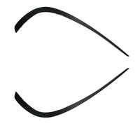 Garnitures De Grille De Ventilation pour Pare-Chocs Avant pour Mercedes pour Benz Classe E Coupé C207 AMG pour Line 2013-2016 IENQBVL(Carbon Fiber Black)