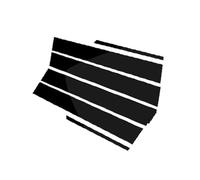 Garnitures De Montants De Vitres De Portières Autocollantes Noir Brillant Pièces Extérieures Pour Toyota Pour Corolla 2014 2015 2016 2017 2018 BLNETU