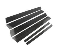 Garnitures de Pilier fenêtre de Voiture pour BMW série 3 E46 1998-2004 Accessoires en Fiber de Carbone fenêtre de Voiture piliers B Moulage Protecteur revêtement d'habillage