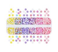 Garnitures de résine époxy pour remplissage de moule en résine époxy, décorations d'ongles, accessoires de maquillage pour le corps, le visage, le nail art, paillettes, cœurs, papillons, cercles