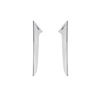 Garnitures De Spoiler De Lunette Arrière Chromées pour Toyota pour Raize A200A/210A 2019 2020 2021 2022 Cache Triangulaire D'aileron Arrière(ABS Chrome)