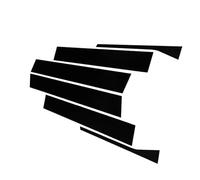 Garnitures Décoratives Autocollantes Pour Montants De Porte Vitres Montants B C Pour VW Pour Jetta MK5 Berline 2006-2010 OOPUHKSY