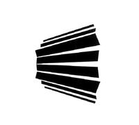 Garnitures Décoratives Noires Brillantes Pour Montants De Porte Vitres Et Montants B C Pour Toyota Pour RAV4 XA30 2006-2012 PYPFQUMQGR