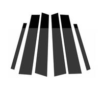 Garnitures extérieures Compatible avec BMW pour Série 1 E81/E82/E87/E88 Hatchback 2004-2012 6 Pièces Garniture Montant Fenêtre Porte De Voiture Autocollants De Couverture De Moulure