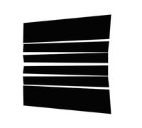 Garnitures extérieures Compatible avec Suzuki pour Landy 2022-2023 Garnitures De Porte Et De Fenêtre Noires Brillantes, Autocollants Décoratifs pour L'extérieur