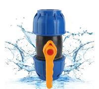 Garnitures matérielles de conduite d'eau de pe de robinet à tournant sphérique de montage de tuyau de polyéthylène de 63mm, la fonction multi Fittingscan de ménage soit reliée