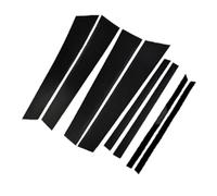 Garnitures Pilier Fenêtre Compatible Avec Benz Pour GLK X204 350 220 2010-2015 8 Pièces Garniture De Fenêtre Voiture Couverture Noir Moulage Pilier Poteaux Porte Autocollant Décalque