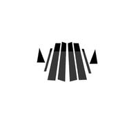 Garnitures Pilier Fenêtre Compatible Avec BMW Pour Série 2 F45 M 220i 218i 220d 2015 2016 2017 2018 2019 2020 2021 Autocollant Noir Pour Colonne De Pilier Couverture Fenêtre Voiture