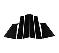 Garnitures Pilier Fenêtre Compatible Avec Chevrolet Pour Malibu 2016 2017 2018 2019 2020-2024 6 Pièces Poteaux De Fenêtre Porte Voiture Garniture Moulure Couverture Autocollants Accessoires