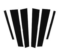 Garnitures Pilier Fenêtre Compatible Avec Ford Pour I Max CR 2005-2010 6 Pièces Garniture De Fenêtre Voiture Couverture Colonne Pilier Poteaux Porte Autocollant Brillant Accessoires