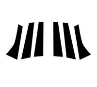 Garnitures Pilier Fenêtre Compatible Avec Geely Pour Geometry C 2020 2021 2022 6 Pièces Poteaux De Pilier Polis Colonne Porte Fenêtre BC Garniture Couverture Poteau