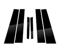 Garnitures Pilier Fenêtre Compatible Avec Kia Pour Cerato Pour K3 2014 2015 2016 2017 2018 6 Pièces Noir Brillant Piliers Porte De Voiture Côté Fenêtre Décalcomanie Garniture Couverture