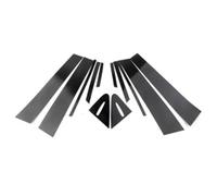Garnitures Pilier Fenêtre Compatible Avec Toyota Pour Corolla (E210) Hatchback 2019 2020 2021 2022 2023 Montants De Pilier Noir Brillant Garniture Porte Moulure Couverture Fenêtre