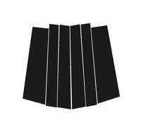 Garnitures Pilier Fenêtre Compatible Avec Toyota Pour Noah Pour Voxy 80, Esquire 2014, 2015, 2016, 2017, 2018, 2019 Autocollant Noir Brillant Pour Cache-pilier De Porte Avant Et Arrière