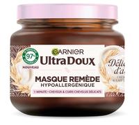 GARNYE - Masque Ultra Doux pour Cheveux Fragiles, Soin Hypoallergénique à la Crème de Riz & Lait d’Avoine (Pot 340mL) - Lot de 3 - vendu par Lot