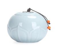GAROEN Organisateurs et rangements de thé Céladon Récipient de Stockage de thé en Vrac Pot ménage Petit Pot scellé en céramique Service à thé Chinois Pot à thé Wake Up (C)