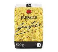 GAROFALO - Pâtes Farfalle Gourmandes, Texture Al Dente et Forme Élégante (Paquet 500g) - Le Lot De 4