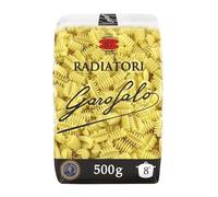 GAROFALO - Pâtes Radiatori à la Texture Unique, Idéales pour Sauces Épaisses (500 g) - Le lot de 4