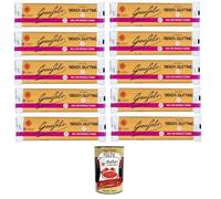 Garofalo Pâtes spaghetti senza glutine, pâtes sans gluten, à base de maïs, riz naturel et quinoa, 10 x 400 g, avec Italian Gourmet polpa 400 g