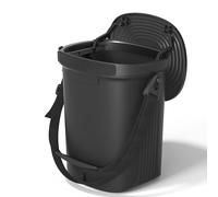 Garoopion Poubelle de Voiture Étanche en Silicone 7,2 L - Sac à Ordures Suspendu Souple avec Couvercle - Facile à Nettoyer - Adapté aux Berlines, SUV, MPV et Camions