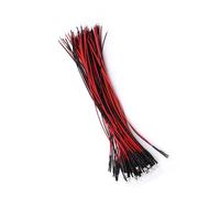 Garosa 1 Paquet (50 Ampoules) 3/5 / 10mm LED Flash Light (Stable) 20cm 12V DC pré-Wired Lampe Ampoule supérieure Ronde pour Bricolage Voiture Bateau Jouets Clignotant Parties(3mm Rouge)