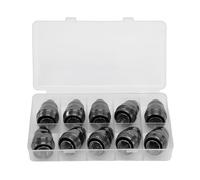 Garosa 10 Ensembles de Buses D'électrode en Hafnium 1.5mm pour Torche de Découpe P80 avec 4 Encoches, Consommables de Coupe, Pièces de Découpe