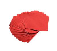 Garosa 100 Pièces 3x3 Pouces Emballages de Papier D'aluminium de Bonbons Emballages de Bonbons au Chocolat Papier D'aluminium carré sans Danger pour les Aliments pour Chocolat (rouge)