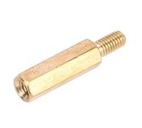 Garosa 100pcs/50pcs/30pcs/20pcs Hexagonal Standoff Laiton M3 Cuivre Type Colonne à Tête Unique Écrous hexagonaux assortiment Ensemble Kit de Remplacement Écrou Colonne isolée pour Panneaux PCB(M3*15)