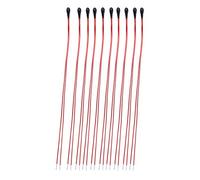 Garosa 10pcs résistances de thermistance 1K / 5K / 10K Ohm MF52B Haute sensibilité avec capteur de température de Fil émaillé de 60mm(5K)