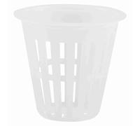 Garosa 10pcs / Set Paniers Hydroponiques Plantes Tasses Pots en Plastique Réutilisable Jardin Net Pépinière Seau Panier pour Jardin Hydroponique Plantation Balcon(Blanc)