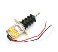 Garosa 12V Solénoïde Vanne Boîtier en Acier Moteur Arrêter Stop Solénoïde Vanne Arrêt Flameout Remplacement Kit AM124379 pour Les Moteurs