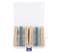 Garosa 156 Valeurs 3120pcs Resistor Kit 1 / 4W Metal Film Resistors Assortiment 1Ω à 10mΩ Alliage D'argent avec Boîte de Rangement