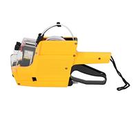 Garosa 2 Lignes 10 Chiffres étiquette de Prix Pistolet étiqueteuse Marqueur Outil de Fixation pour Le Bureau, la Vente au Détail, L'épicerie, Le Marquage de L'organisation (Yellow)