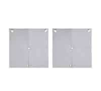 Garosa 2 Pièces Couvertures de Soudage Ignifuges 3000 ℉ Tapis de Soudage Haute Température Coussin de Protection 11,81x11,81 Pouces avec Ouverture de Bouton pour la Réparation de