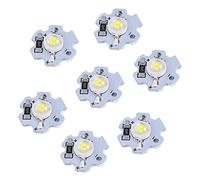 Garosa 25Pcs Perles LED 5V 1W 200LM Haute Puissance Puce SMD Blanc Froid 6000-6500K pour Home Studio Foodlight et Remplacement Spot Éclairage Professionnel et Projecteur LED