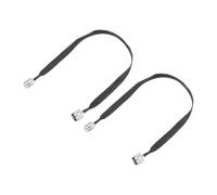 Garosa 2Pcs Câble Coaxial Plat UHF Mâle vers Femelle 40 Cm | Design Ultra Plat pour un Passage Facile, Connecteurs UHF Standard, Faible Perte de Signal pour D Excellentes Performances