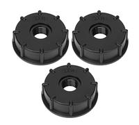 Garosa 3 Pièces Connecteurs de Réservoir IBC Raccords Filetés en Plastique Adaptateurs de Vidange de Tuyau à Filetage Grossier ABS avec Joints Intégrés pour Réservoirs IBC Barils de (G1/2)