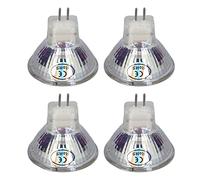 Garosa 4PCS DC12V 5W 15LED MR11 Ampoule Double Pin Base Paysage Spot Ampoule pour Salon(Blanc froid)