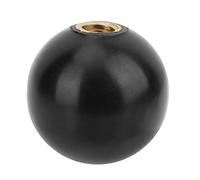 Garosa 5 pcs BM8 * 30 bakélite boule boule bouton poignée noir rond bakélite bakélite levier bouton machine opération construit en cuivre vis écrou rond bakélite boule