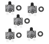 Garosa 5Pcs électrique Compresseur d'air Disjoncteur Surcharge Surcharge Commutateur De Protection De Courant 12a 15a 17a Protecteur D'interrupteur Bouton-Poussoir Réinitialiser Le Disjoncteur(12A)