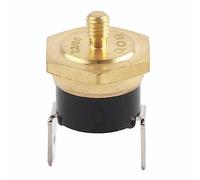 Garosa 5pcs KSD301 Thermostat Copper Temper Température Commutateur Bimétal Normalement fermé M4 Snap Disc 250V 10A avec Température D'action Fixe pour les Appareils électriques (80℃)
