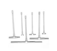 Garosa 6 pcs/Ensemble télescopique jauge Ensemble 8-150 mm réglable diamètre intérieur jauge T-Bore Trou jauge plaqué tête carrée jauge télescopique Micromètre Outils de Mesure