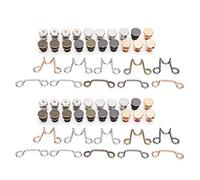 Garosa 60 pièces Boucle de Taille réglable sans Clou Boutons de Taille Mince détachables Boutons de rallonge de Taille de Jean Remplacement pour Les Pantalons de Jeans étanchéité Clothing Accessories