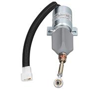 Garosa 6108-1115030 Solénoïde D'extinction de Moteur D'électrovanne D'arrêt de Remplacement pour Excavatrice YUCHAI YC85 135, avec Taille Standard 24 V, pour un Fonctionnement Stable du