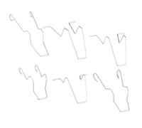 Garosa 6pcs Clips Ressort de Maintien d'Ampoules de Phare pour H1 H4 H7, Kit Complet de Fixation