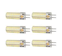 Garosa 6pcs GY6.35 Ampoule LED, 7W 700lm 72 LED Ampoules Lustre Économie D'énergie LED Ampoule de Maïs pour éclairage Suspendu à la Maison, Applique Murale, Éclairage Paysager(#1)