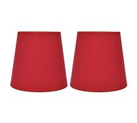 Garosa Abat-Jour en Tissu 2pcs Abat-Jour D'intérieur de Européen pour Lampe Chandelier à Douille E14, Lampadaire, Lampe de Table, Lustre, Applique Murale 4,4x6,0x5,5 Pouces(PX16